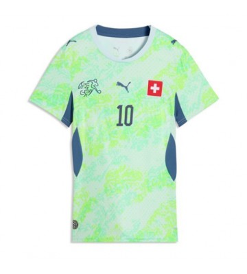 Schweiz Granit Xhaka #10 Udebanetrøje Dame VM 2026 Kortærmet